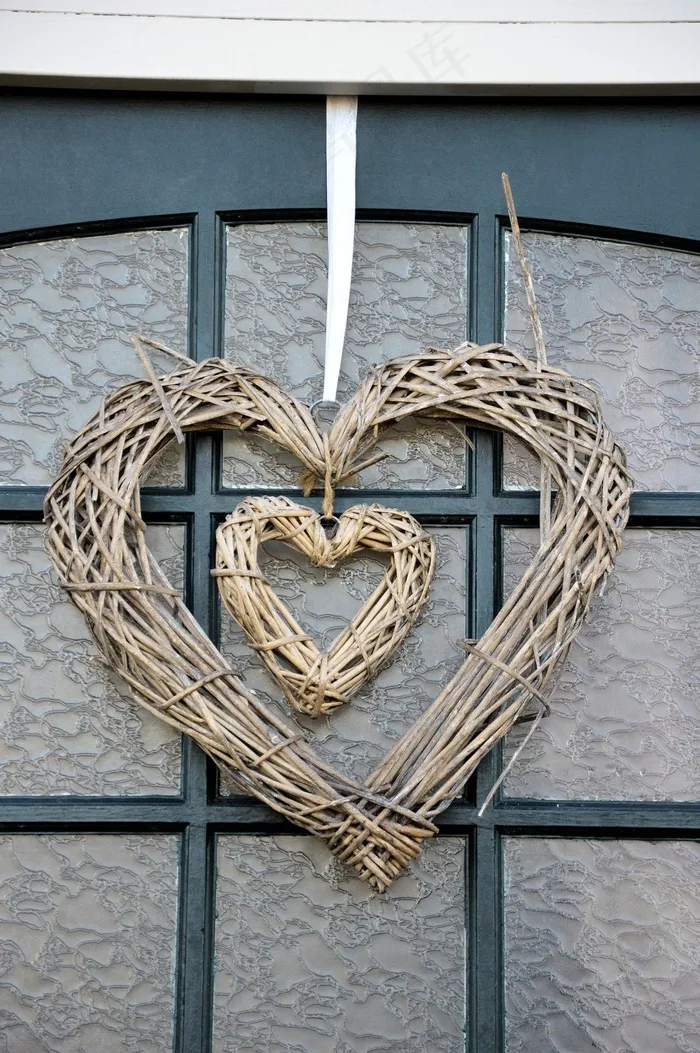 心，门，装饰，爱情，符号，首页，设​​计