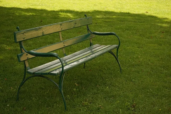 公园长椅，银行，座位，绿色，花园