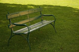 公园长椅，银行，座位，绿色，花园