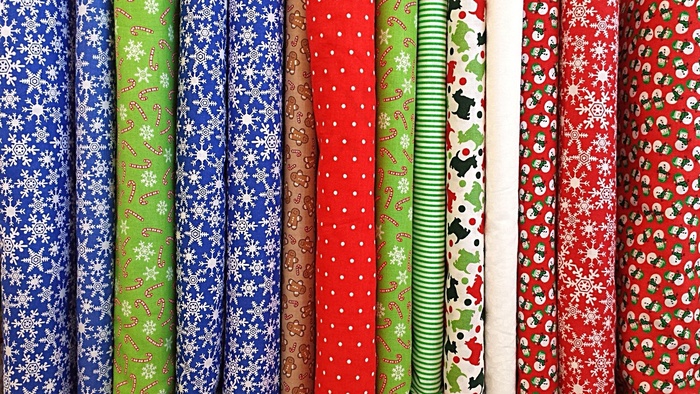 织物，布，纺织，服装，圣诞节，模式