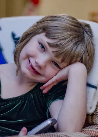 女孩，儿童，无牙，可爱，孩子，小小，快乐