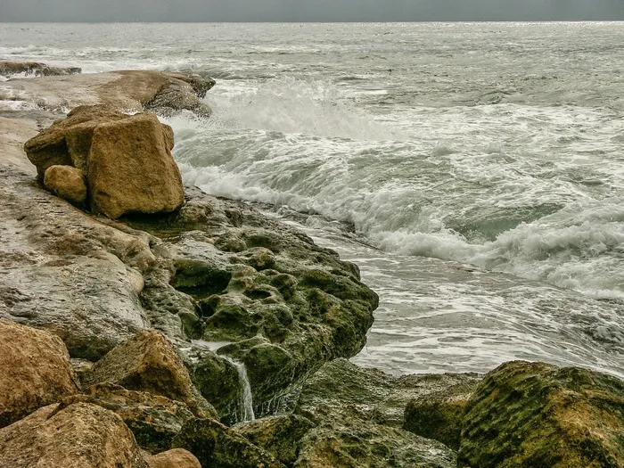 波浪，阿利坎特，果园后，地中海
