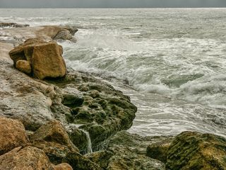 波浪，阿利坎特，果园后，地中海