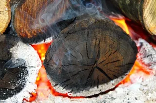 火，木，火焰，烟，壁炉，烧伤，热