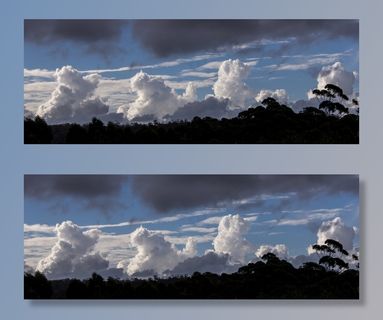 云，白，灰色，蓝色，戏剧性，天气，天空