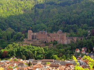 海德堡，海德堡城堡，内卡，城市，城堡