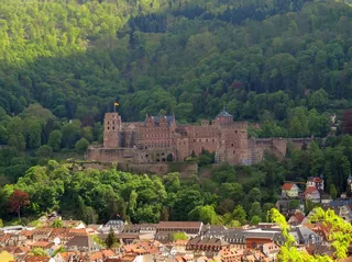 海德堡，海德堡城堡，内卡，城市，城堡