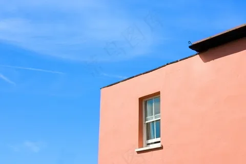 房子,窗口,边缘,墙,体系结构,橘子 房子,窗口,边缘,墙,体系结构,橘子