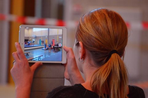 Ipad，摄影，体育，体操，女人