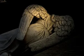 天使，阿里，雕像，金