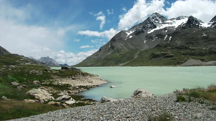 Bergsee，高山，山，湖，山地景观