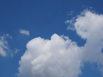 云，云形成，天空，蓝色，白色，大气