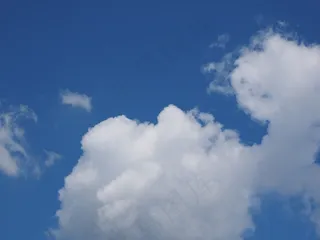 云，云形成，天空，蓝色，白色，大气