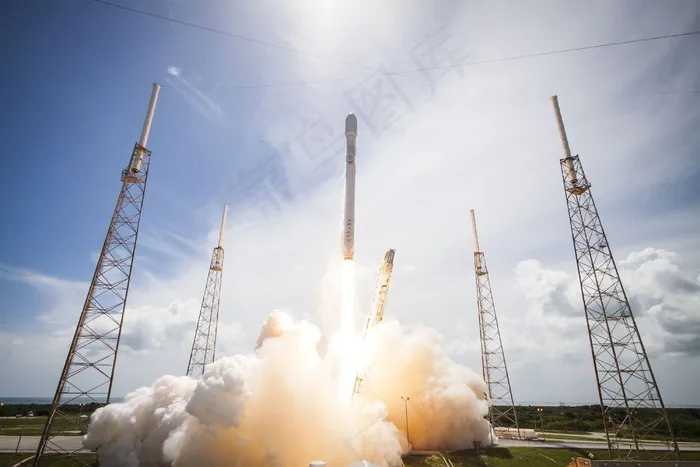 火箭发射，Spacex，升空，发射，火焰