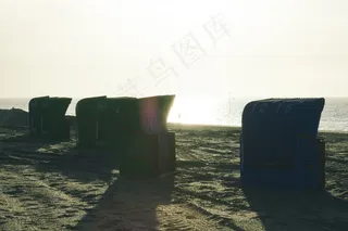 椅子,海洋,历史遗迹,沙发,山峦,北海沙滩篮