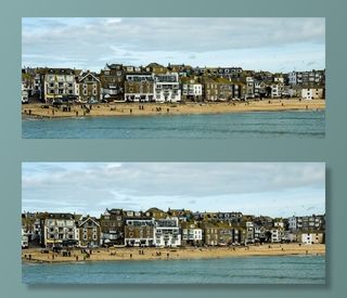 圣艾夫斯，康沃尔郡，海滩，艺术，风景，天空，海岸