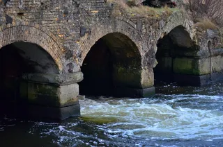 堰，江，建筑，杂音，注入，逐渐