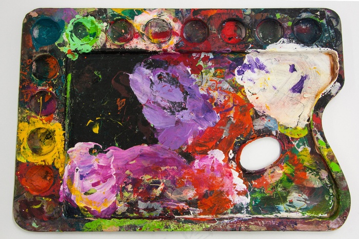 范围，工具，画家，拇指孔，孔