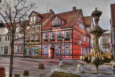 快速市场，Uelzen，餐厅，Hdr