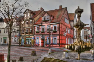 快速市场，Uelzen，餐厅，Hdr