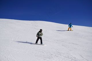 滑雪板，冬天，雪，体育