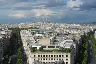 巴黎，城市，全景图，法国，建筑物，视图