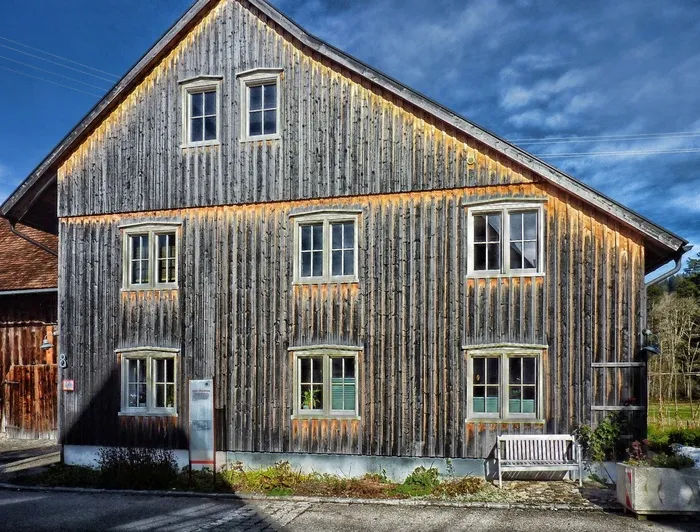 德国，建筑，木，木，业务，店，存储