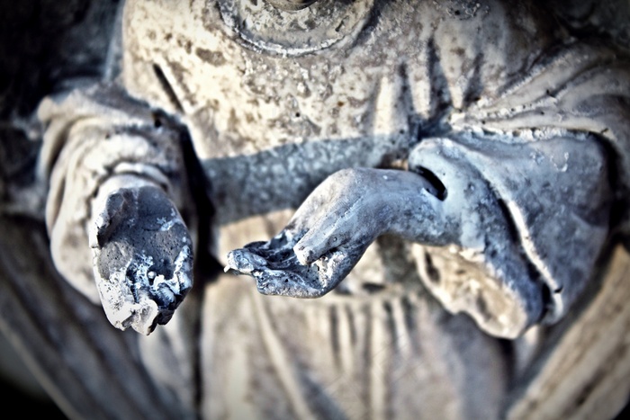 雕塑，手，艺术，图，石头，雕像，石像