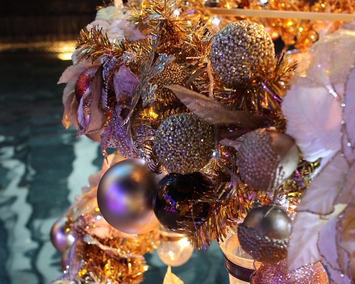 圣诞节，新年，装饰，庆典，庆典，金