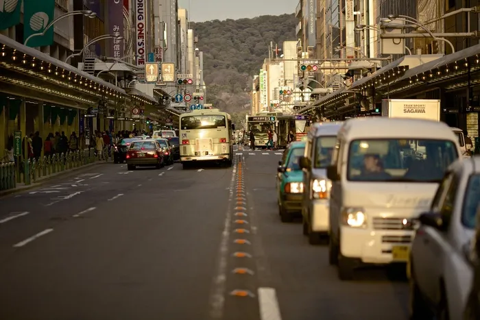 街道,城市街道,巷道,公路,车流,城市汽车交通车辆
