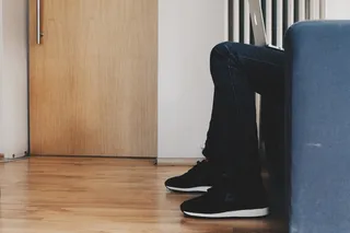 公寓，阁楼，公寓，硬木，地板，鞋子，牛仔裤