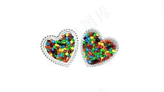 心，水晶，爱情，形状，符号，白色，一天