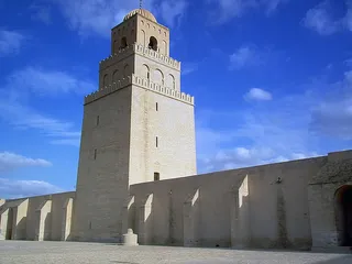 清真寺，大，塔，凯鲁万，突尼斯