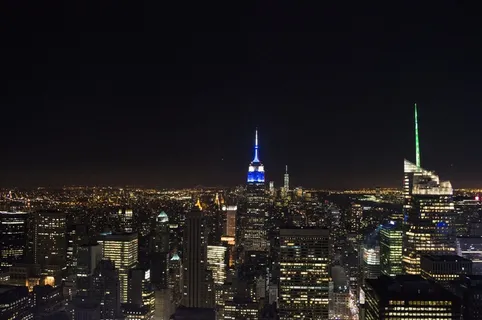 建筑物,夜,纽约城,城市,体系结构 建筑物,夜,纽约城,城市,体系结构