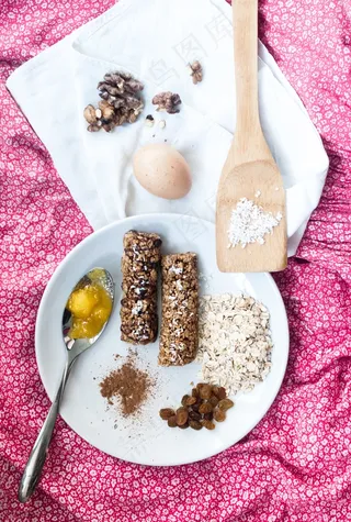 酒吧，谷物，健身，早餐，营养，健康