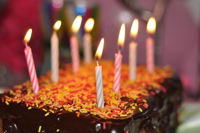 蛋糕，生日，生日，快乐，甜点，蛋糕