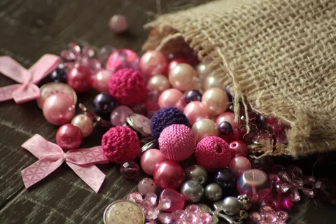 艺术，粉红色，优雅