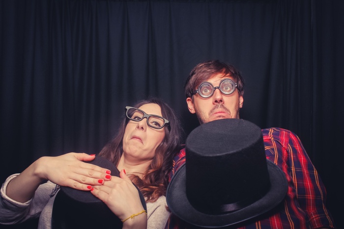 怪胎，魔术，乐趣，书呆子，华美，播放，面孔，人