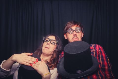 怪胎，魔术，乐趣，书呆子，华美，播放，面孔，人