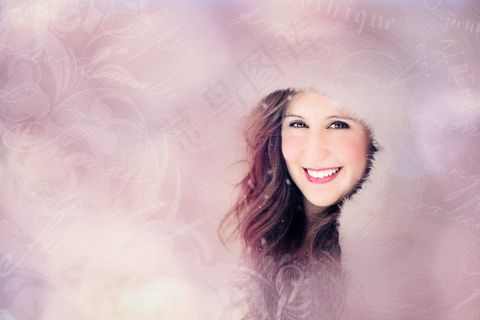 女人，漂亮，浪漫，脸