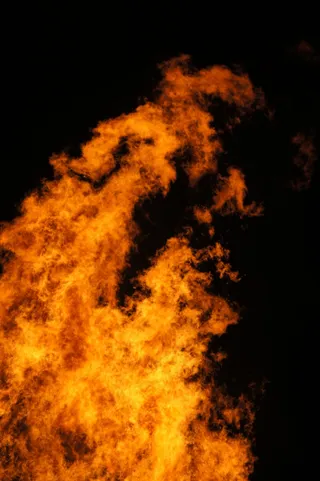 火，夜，黑暗，烧伤，热，黑色，热，火焰，光