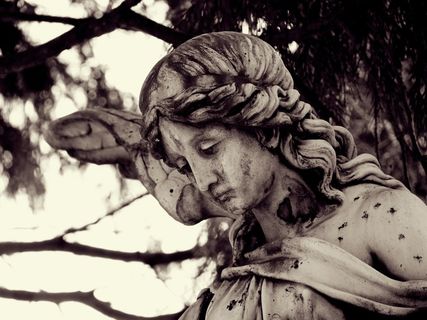 哀悼，天使，妈妈，死亡，哀悼，纪念