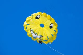 微笑，天空，幸福，快乐，乐趣，夏天，人