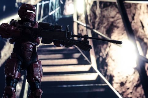 科幻小说，可动人偶，机器人，士兵，狙击手