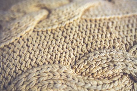 年份，复古，毯子，覆盖，羊毛，编织，黄色