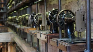 波多贝罗，诺丁山，伦敦，缝纫机