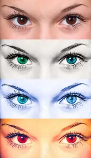 眼睛，女性，拼贴画，女人，时尚，美丽，虹膜