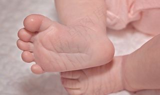 脚，婴儿的脚，婴儿，十，新生儿，人的，小孩子