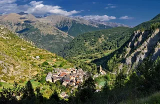 圣达马斯，法国，村庄，建筑物，房屋，天空