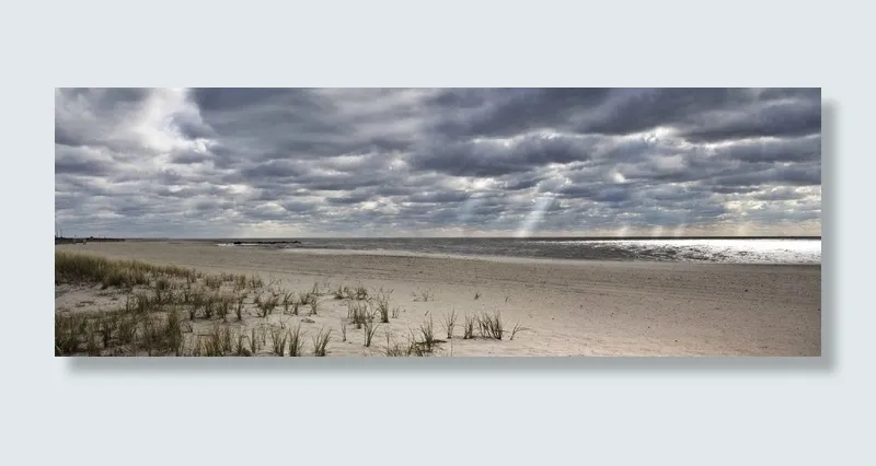 开普梅新泽西州，开普梅诺尔·复活节，海景，沙，海滩